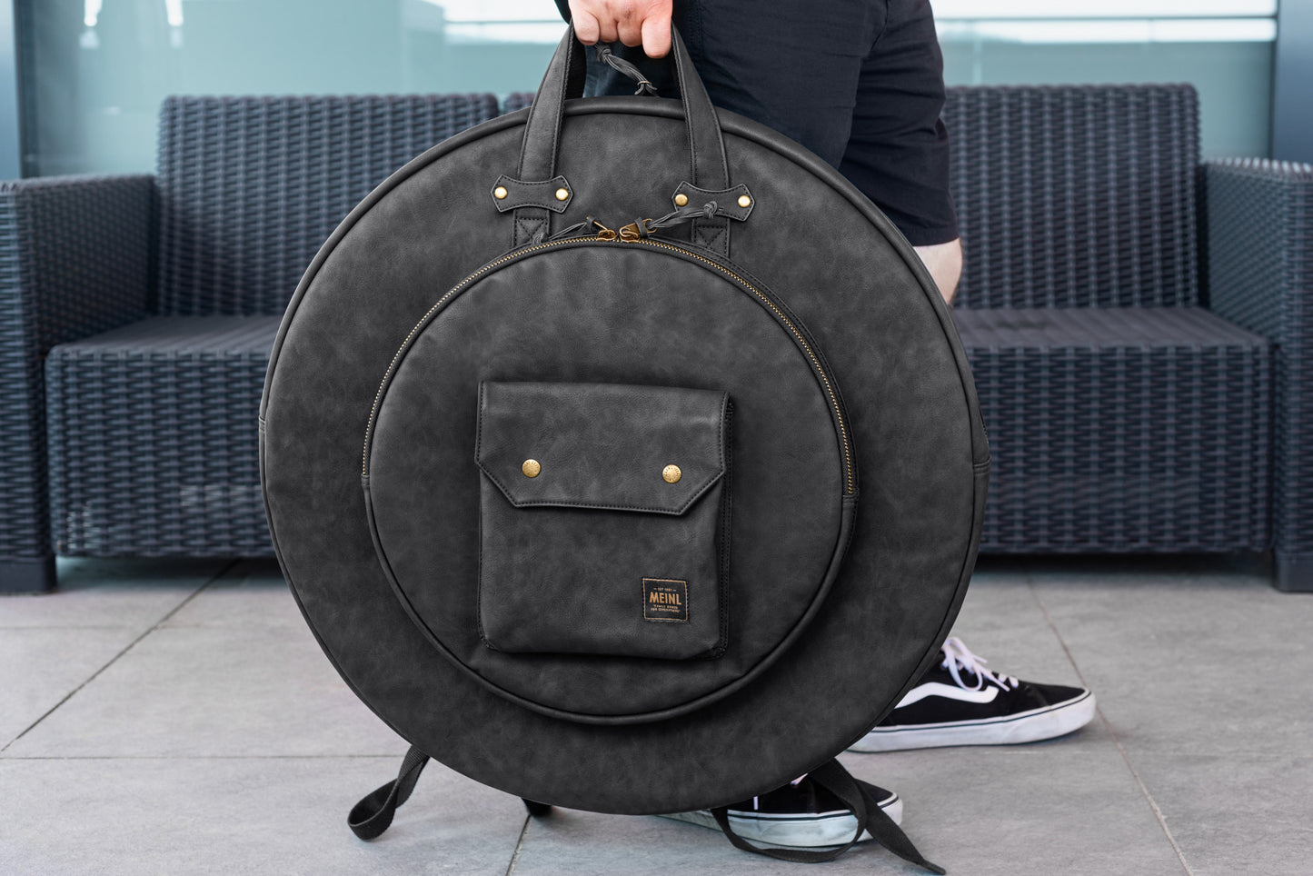 MEINL Cymbals Vintage Hyde Cymbal Bag 22" - Black