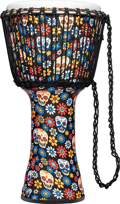 MEINL Percussion Travel Series Djembe 12" - Day of the Dead