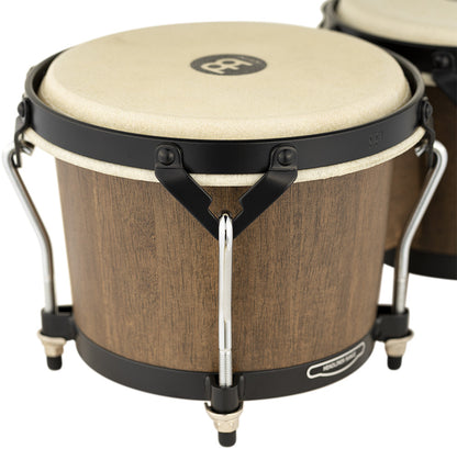 MEINL Percussion Headliner® Series Wood Bongo 6 3/4" Macho & 8" Hembra - Walnut Brown
