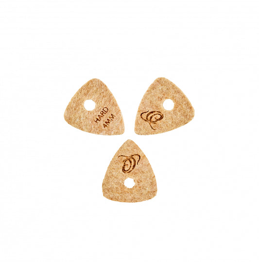 ORTEGA Hard Felt Picks - Light Brown