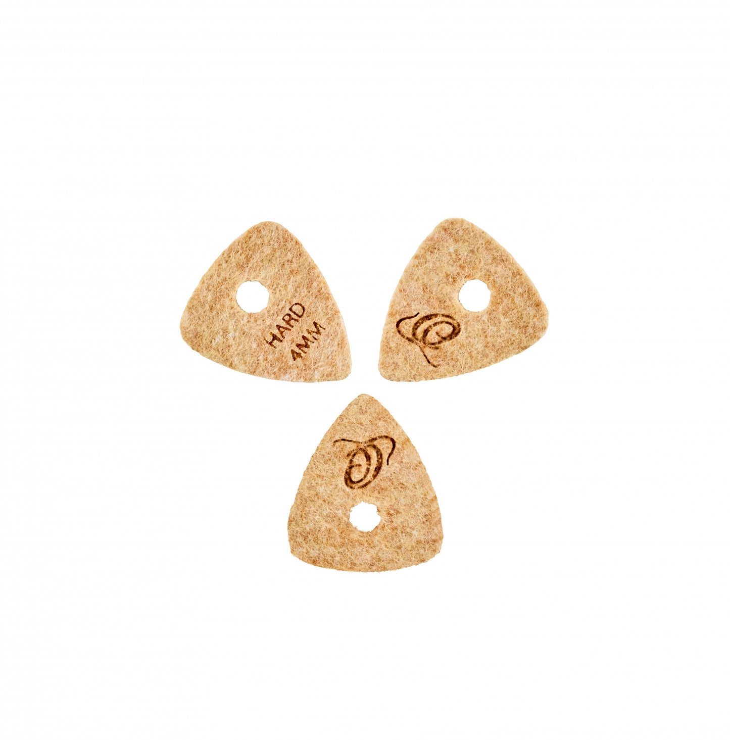 ORTEGA Hard Felt Picks - Light Brown