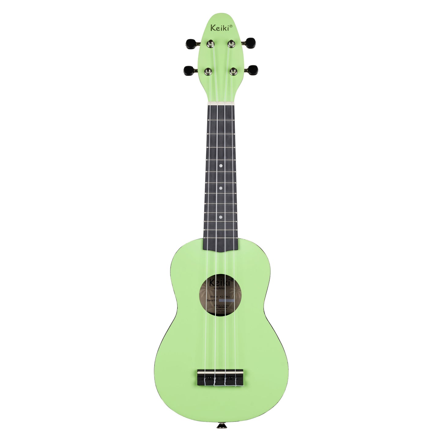 KEIKI K2 Serie Sopran Ukulele Set - Agathis / ABS Tomatillo