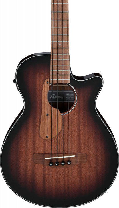 IBANEZ AEGB Akustikbass 4-String - Mahogany Sunburst Open Pore