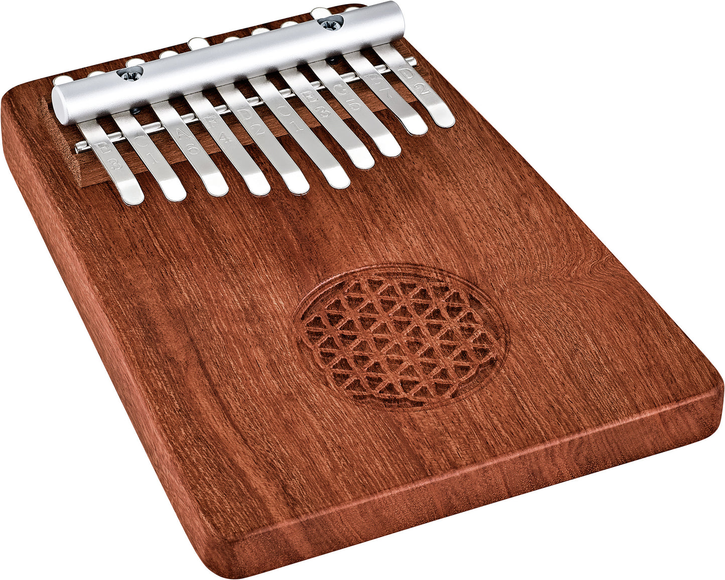 Meinl Sonic Energy Solid "Flower of Life" Kalimba - 10 Töne / Sambesi-Mammutbaumholz