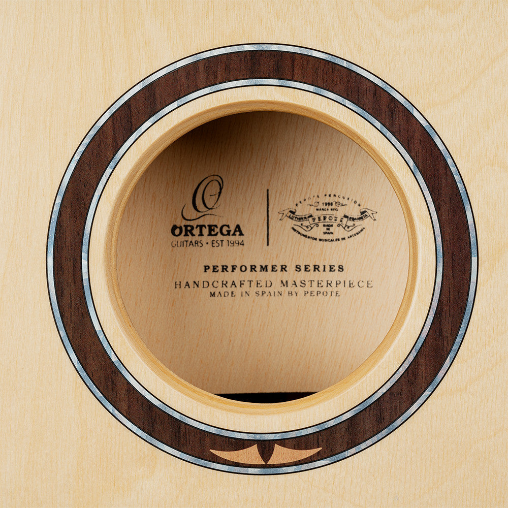 ORTEGA Performer Series Cajon Lefty - Cedar / Baltic Birch Natural