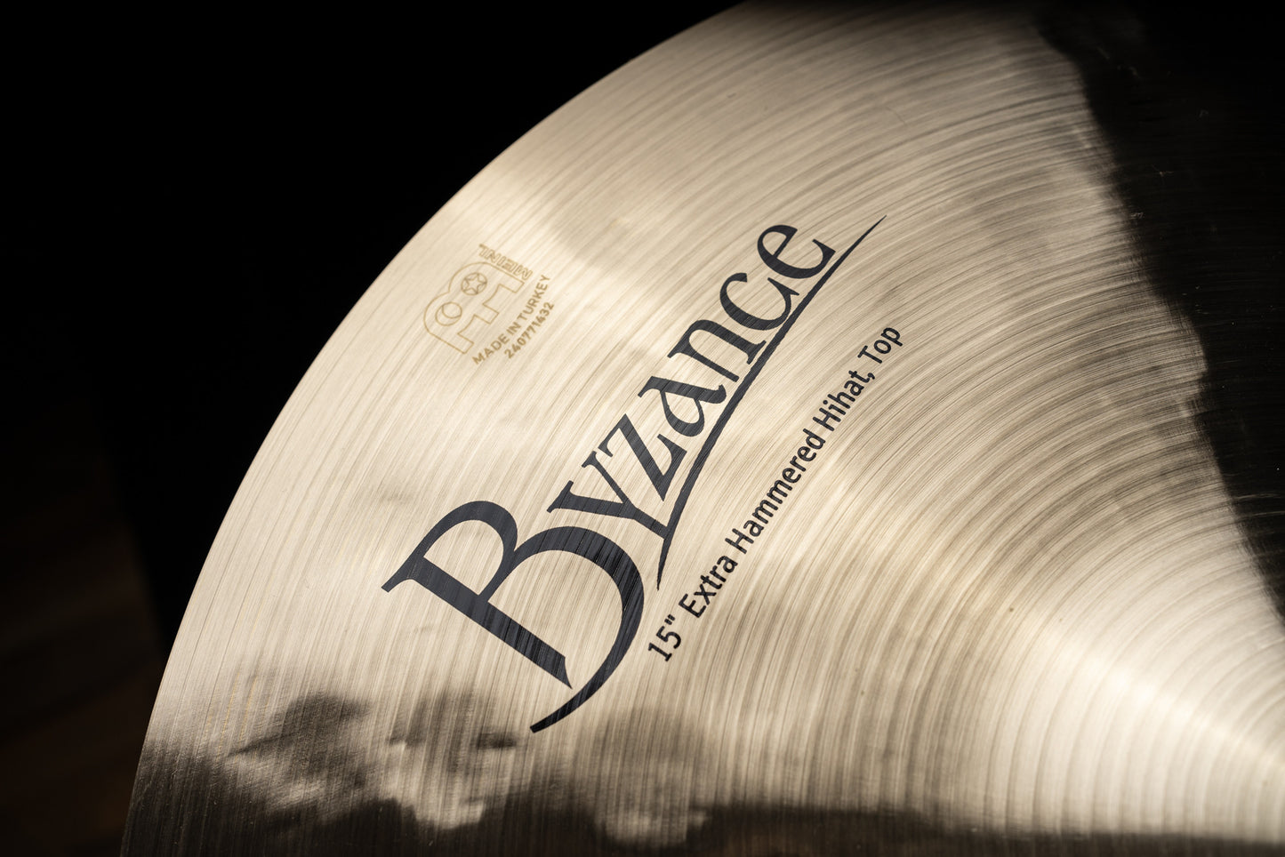 MEINL Cymbals Byzance Traditional Extra Hammered Hihat - 15"