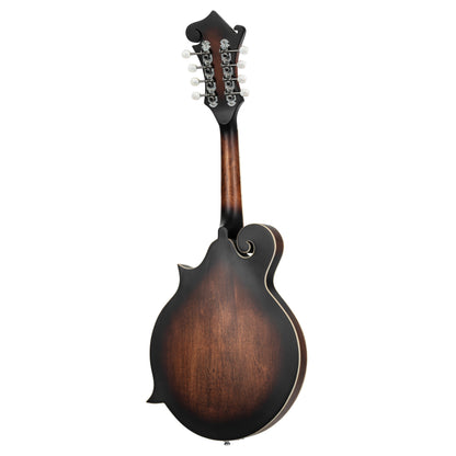 ORTEGA Americana Series F-Style Mandolin 8 String - Spruce / Maple Satin Whiskey Burst
