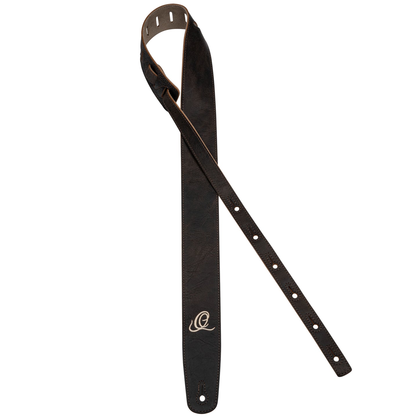 ORTEGA Wildledergitarrengurt - Patina Bronze