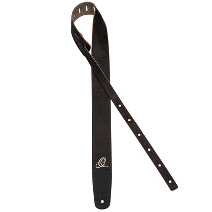 ORTEGA Wildledergitarrengurt - Patina Bronze