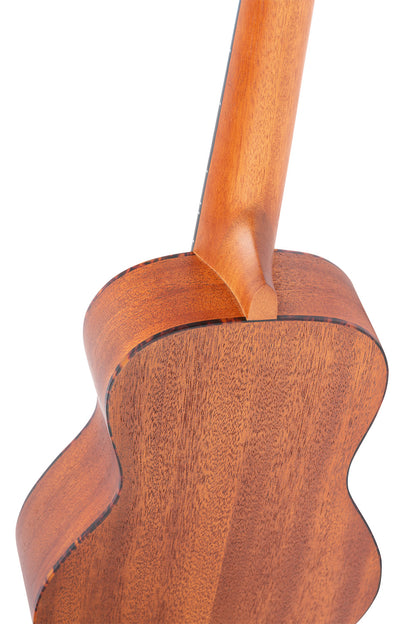 ORTEGA Bonfire Serie Konzert Ukulele 4 String Lefty - Fichte/Sapele Natur