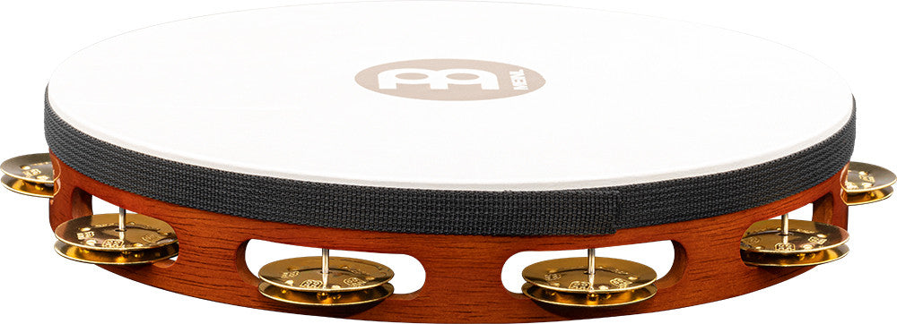 MEINL Percussion Traditional Wood Series Headed Tambourine - 10"