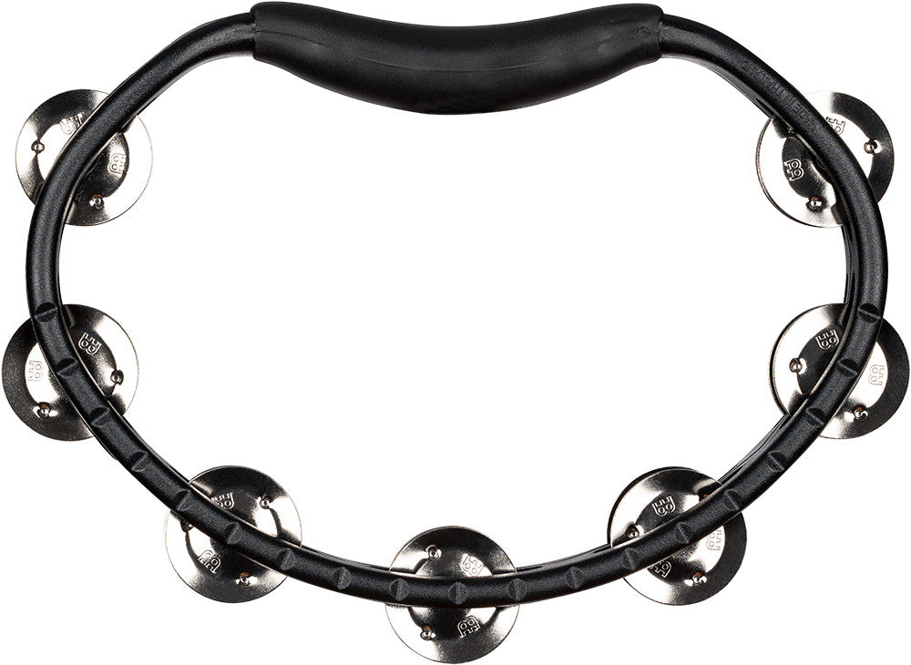 MEINL Percussion Headliner® Series Molded ABS Dual-Row Tambourine - Black