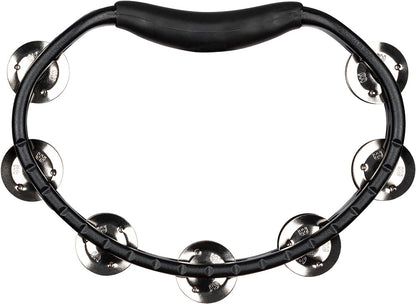 MEINL Percussion Headliner® Series Molded ABS Dual-Row Tambourine - Black