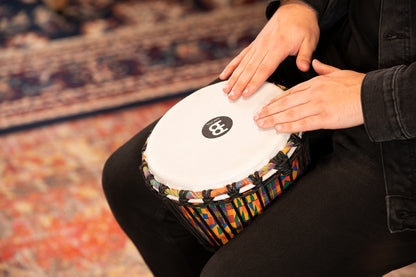 MEINL Percussion Travel Series African Djembe 8" - Kenyan Quilt