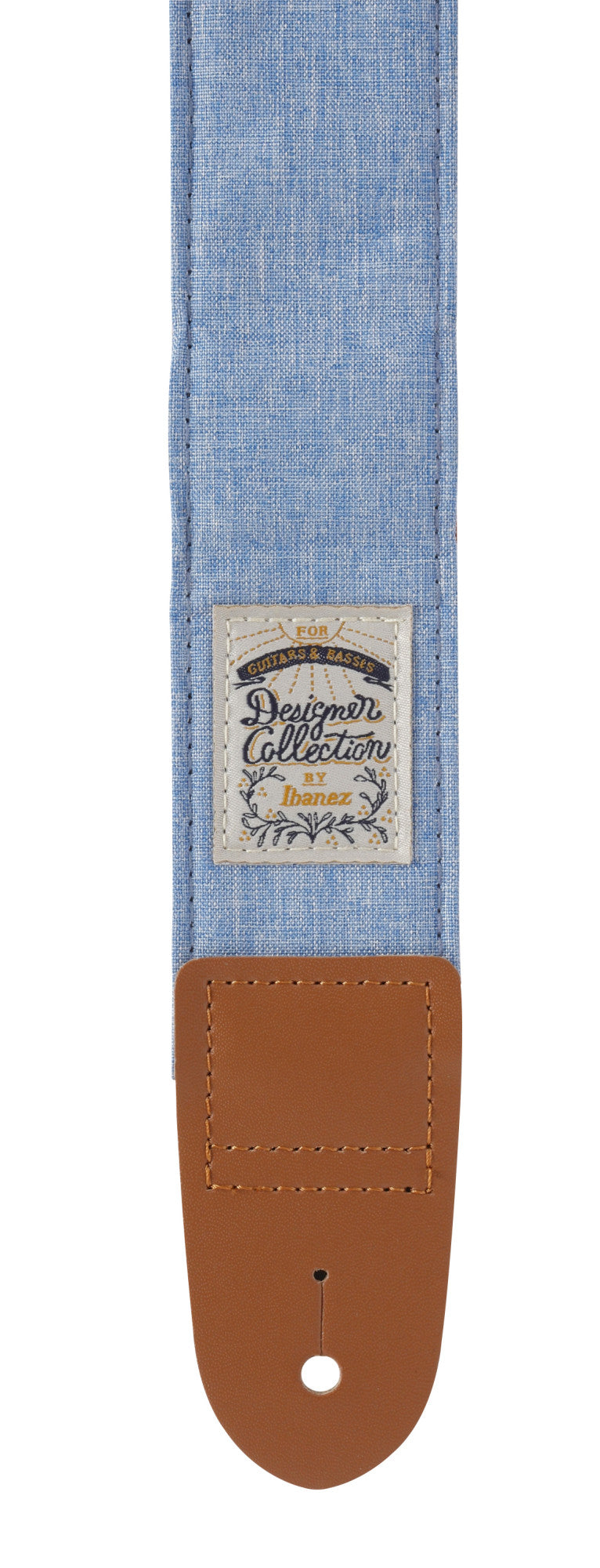 IBANEZ Designer Collection Guitar Strap - Light Blue Denim