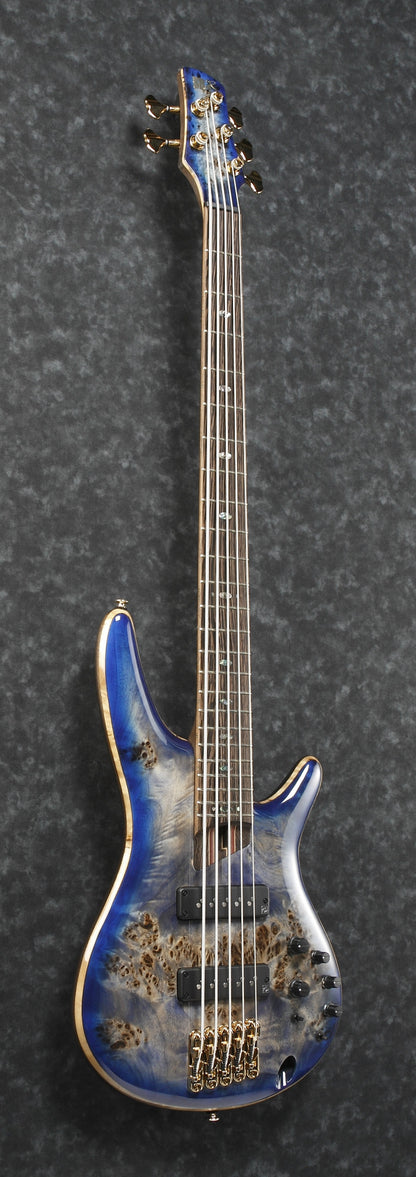 IBANEZ Premium SR E-Bass 5-String - Cerulean Blue Burst + Gigbag