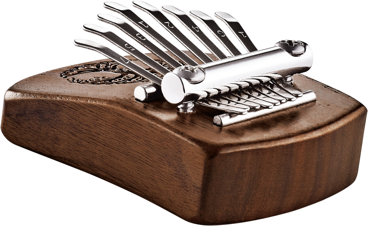 Meinl Sonic Energy Solid "Tree of Life" Mini Kalimba - 8 Töne / Schwarzes Walnussholz