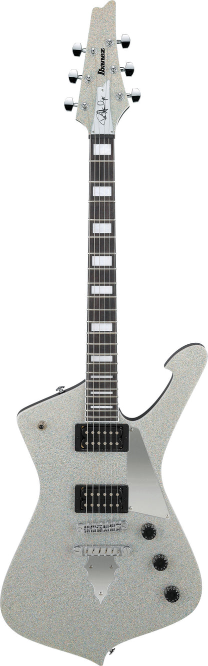 IBANEZ Paul Stanley "KISS" Signature Electric Guitar 6-String - Silver Sparkle + Gig Bag
