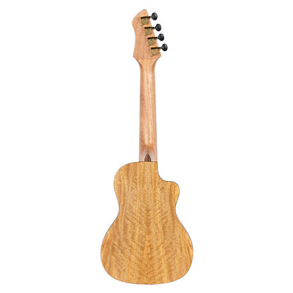 ORTEGA Horizon Serie Konzert Preamp Ukulele 4 String Lefty - Mango Natural + Bag