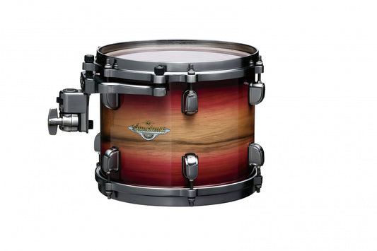 TAMA Starclassic Maple Exotic Rack Tom 10" x 7" - Ruby Pacific Walnut Burst/Smoked Black Nickel HW