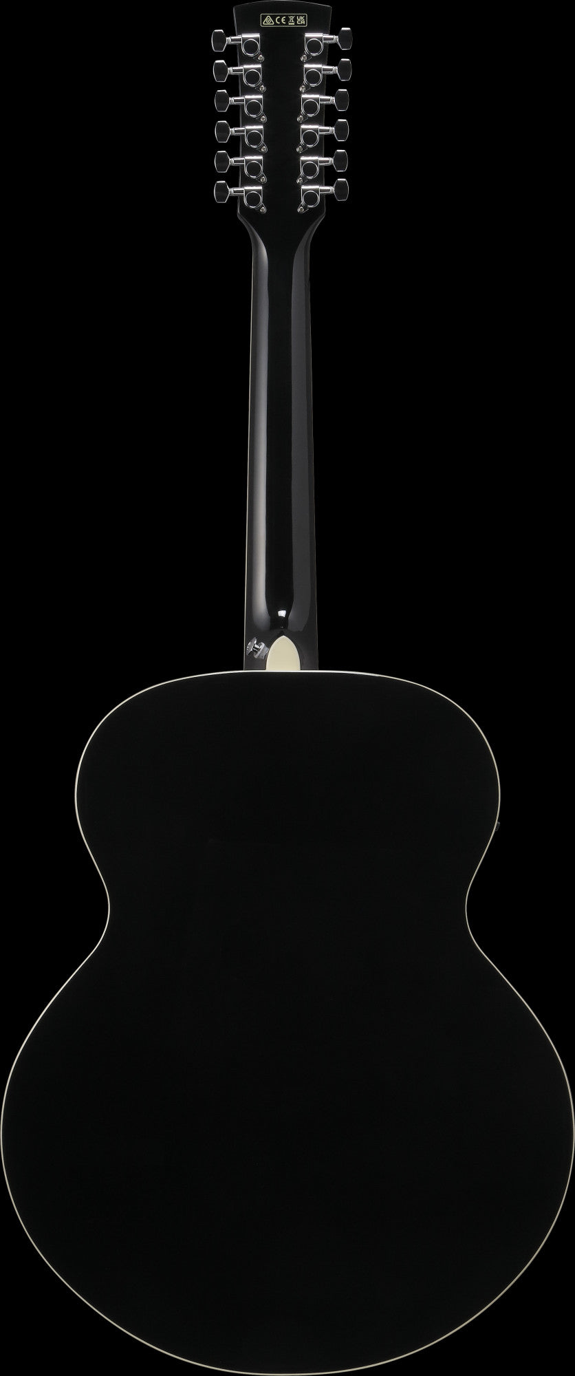 IBANEZ Artwood AJ Acoustic Guitar12-String - Black High Gloss