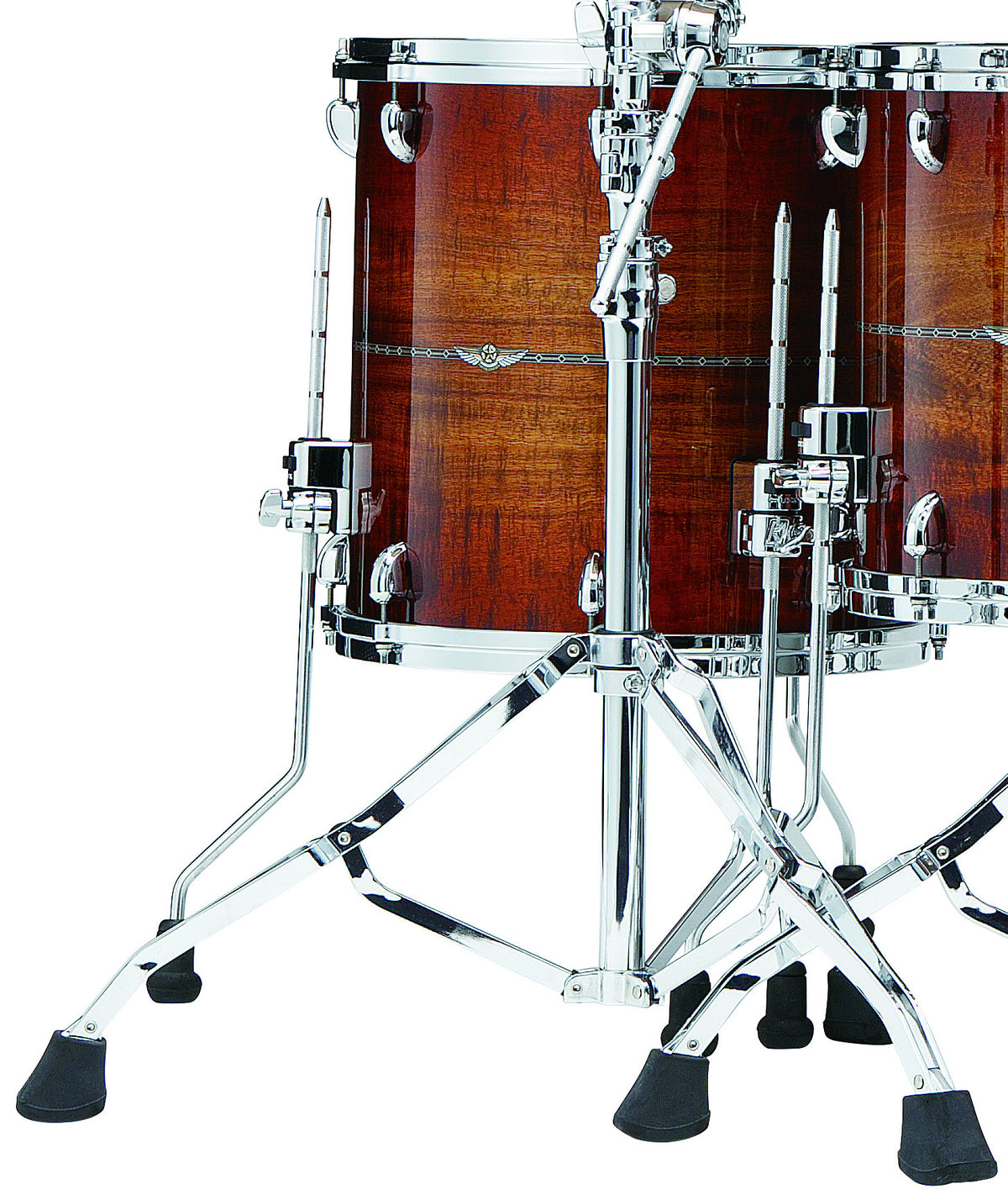 TAMA STAR Bubinga Shell Kit 4 teilig - Sunset Australian Acacia Burst/Chrom HW