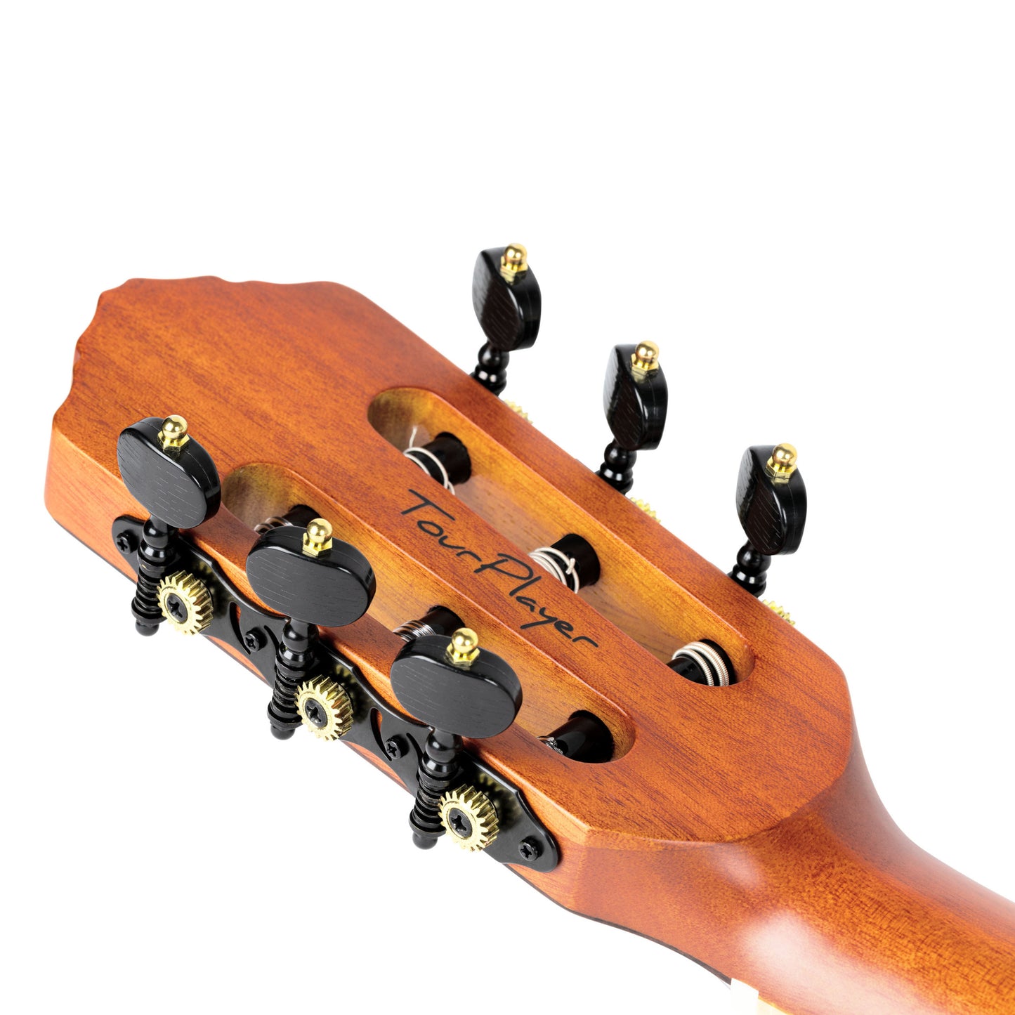 ORTEGA TourPlayer DeLuxe Nylon String Guitar 6-String - Flamed Maple Blue + Gig Bag