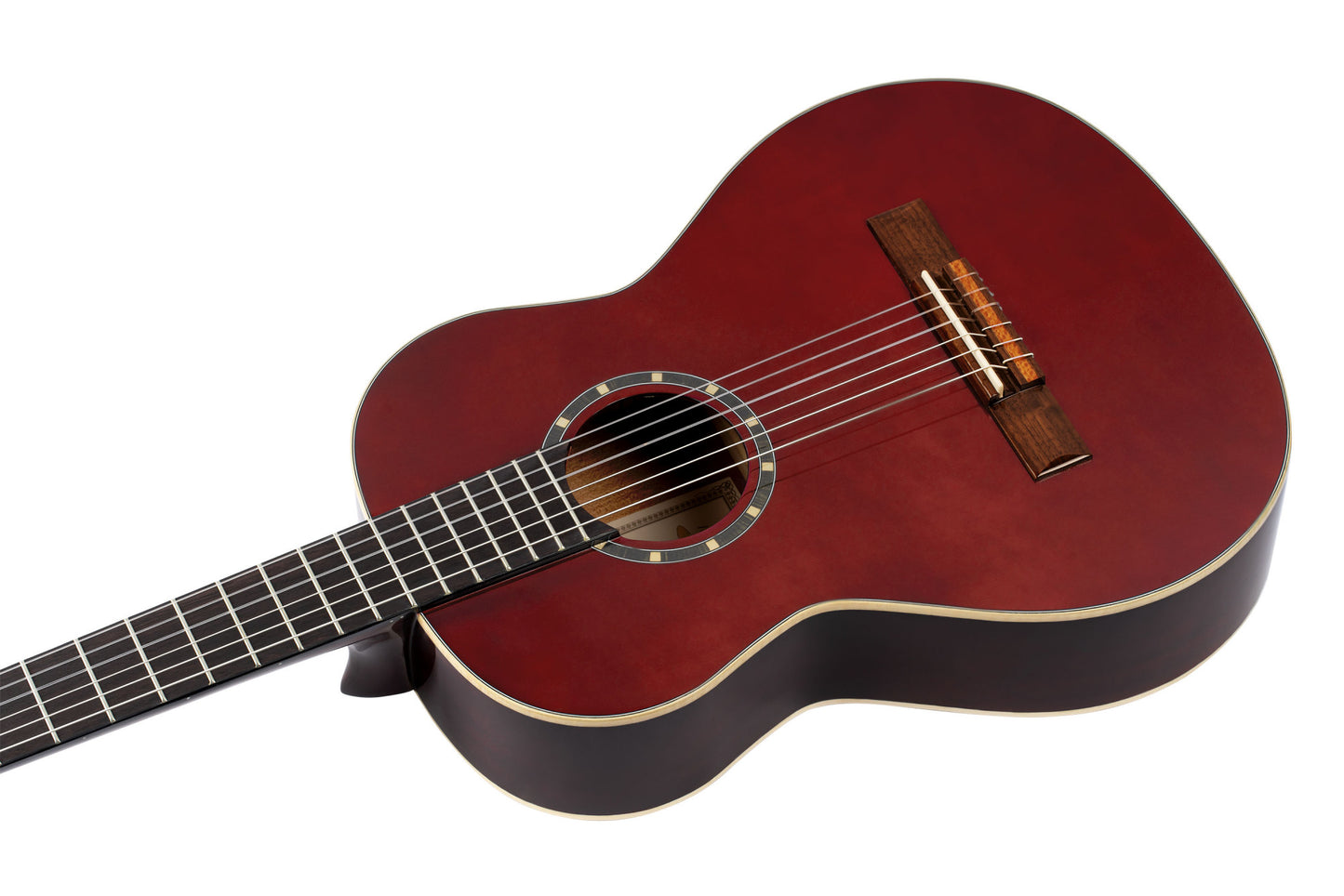 ORTEGA Family Series 1/4 Classical Guitar 6 String - Wine Red + Gigbag