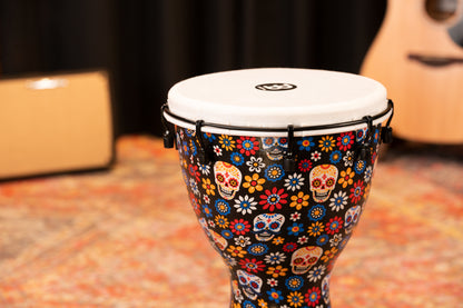 MEINL Percussion Alpine Series Djembe, Synthetic Head, Day Of The Dead - 12"