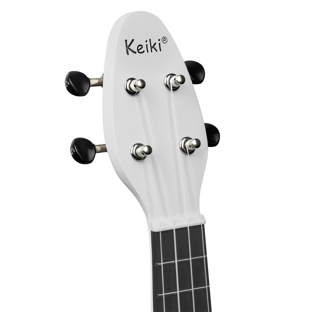 KEIKI K2 Serie Sopran Ukulele Set - Agathis / ABS Silent Clouds