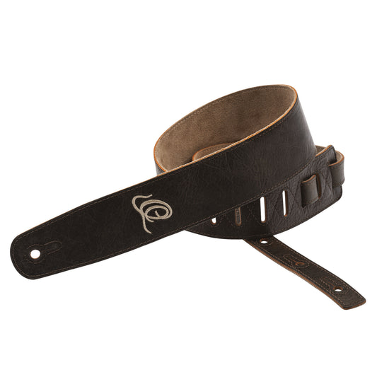 ORTEGA Suede-Leather Guitar-Strap - Patina Bronze