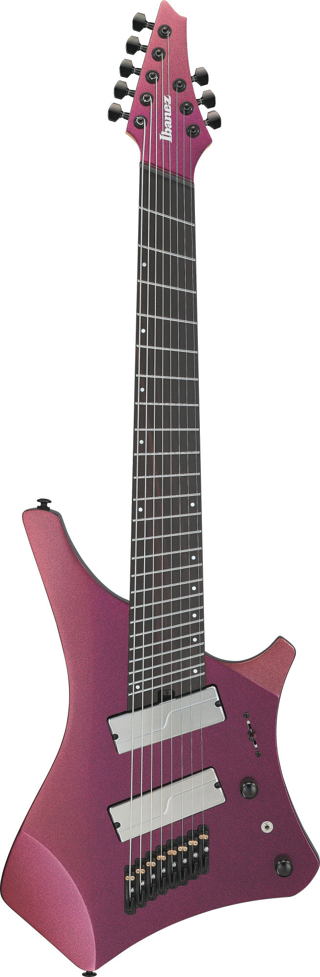 IBANEZ Alpha Electric Guitar 8-String Multi Scale - Coral Mirage + Gig Bag