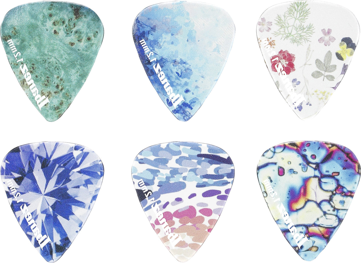 IBANEZ KALEIDO Series Picks - Copolyester Extra Heavy/ 6er Pack