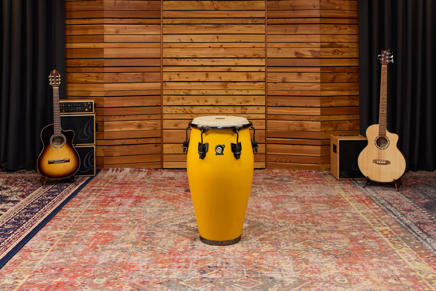 MEINL Percussion Artist Series Alexandra Alban Signature 12 1/2" Tumba - Sunrise Yellow