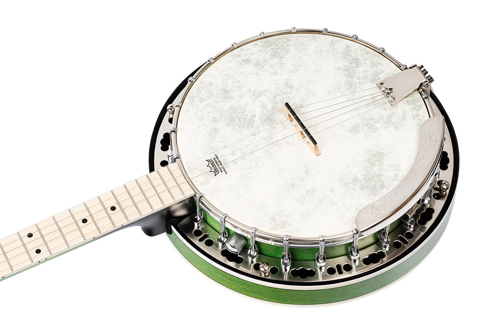 ORTEGA Falcon Serie Banjo 5 String - Maple Green + Bag