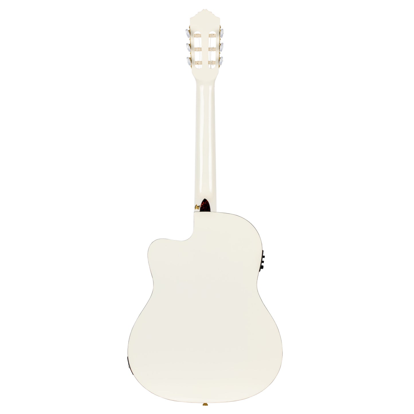 ORTEGA Family Series Pro 4/4 Konzertgitarre 6 String - Massive Fichte / Mahagoni White + Bag