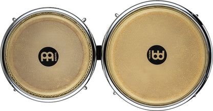 MEINL Percussion Woodcraft Serie Wood Bongo 7" Macho / 8 1/2" Hembra - Vintage Black/Chrom HW