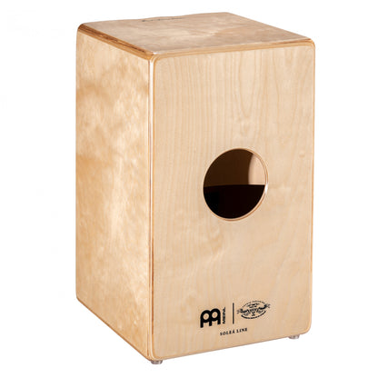 MEINL Percussion Artisan Edition Series String Cajon Soleá Line - Dark Red Burst