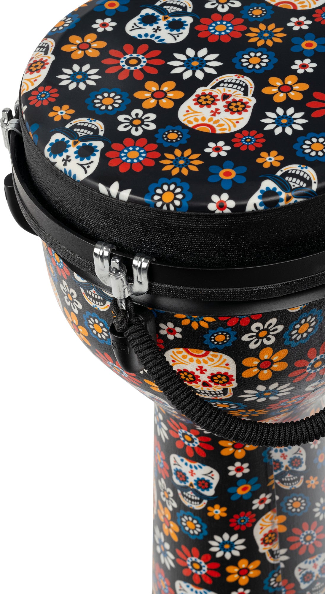 MEINL Percussion Jumbo Djembe Synthetic Head 10" - Day Of The Dead