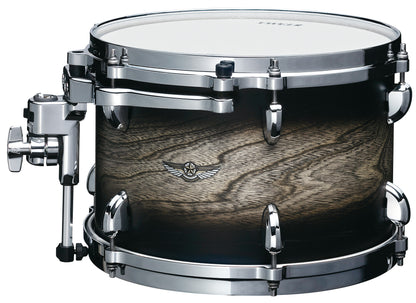 TAMA STAR Walnut Rack Tom 10" x 9" - Satin Black Japanese Sen Burst/Chrom HW