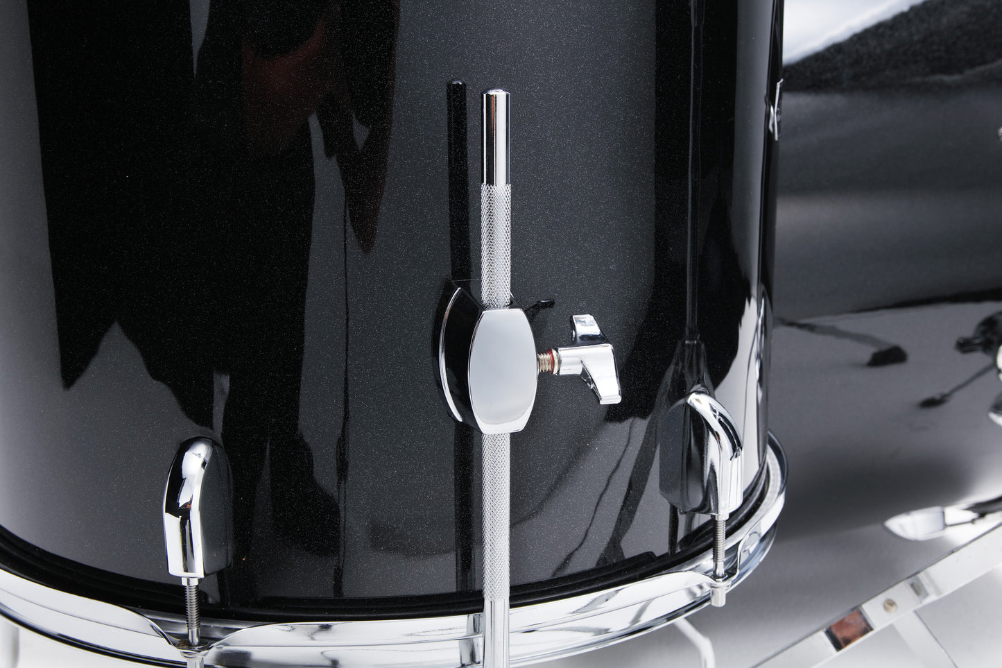 TAMA Stagestar Drum Set 5 teilig (22" BD) - Black Night Sparkle/Chrom HW + MEINL Cymbals BCS Cymbal Set