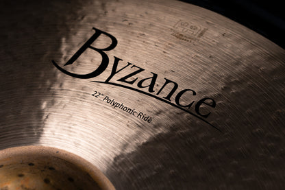 MEINL Cymbals Byzance Traditional Polyphonic Ride - 22"