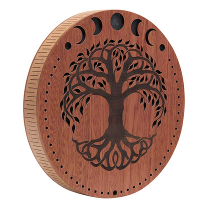 MEINL Sonic Energy 10" Rain Disk, Stream Sound, Moon Phases & Tree of Life Carving