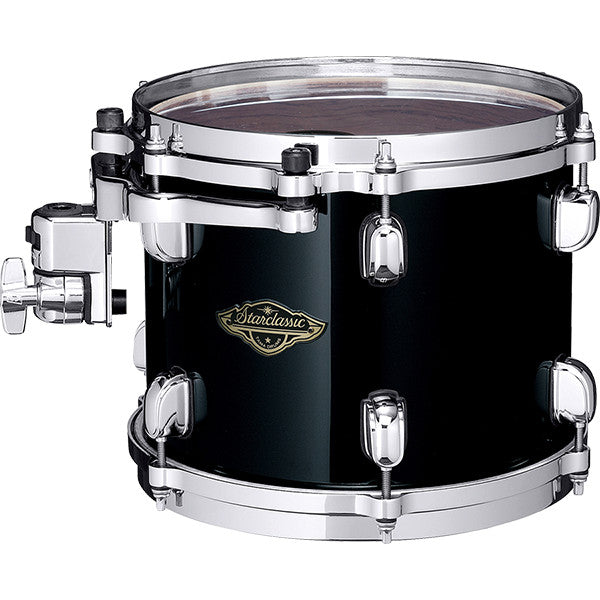 TAMA Starclassic Walnut/Birch Lacquer Rack Tom 8" x 6" - Piano Black/Chrom HW