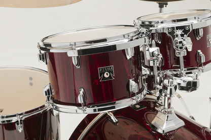TAMA Superstar Classic Shell Kit 5 teilig - Gloss Garnet Lacebark Pine/Chrom HW