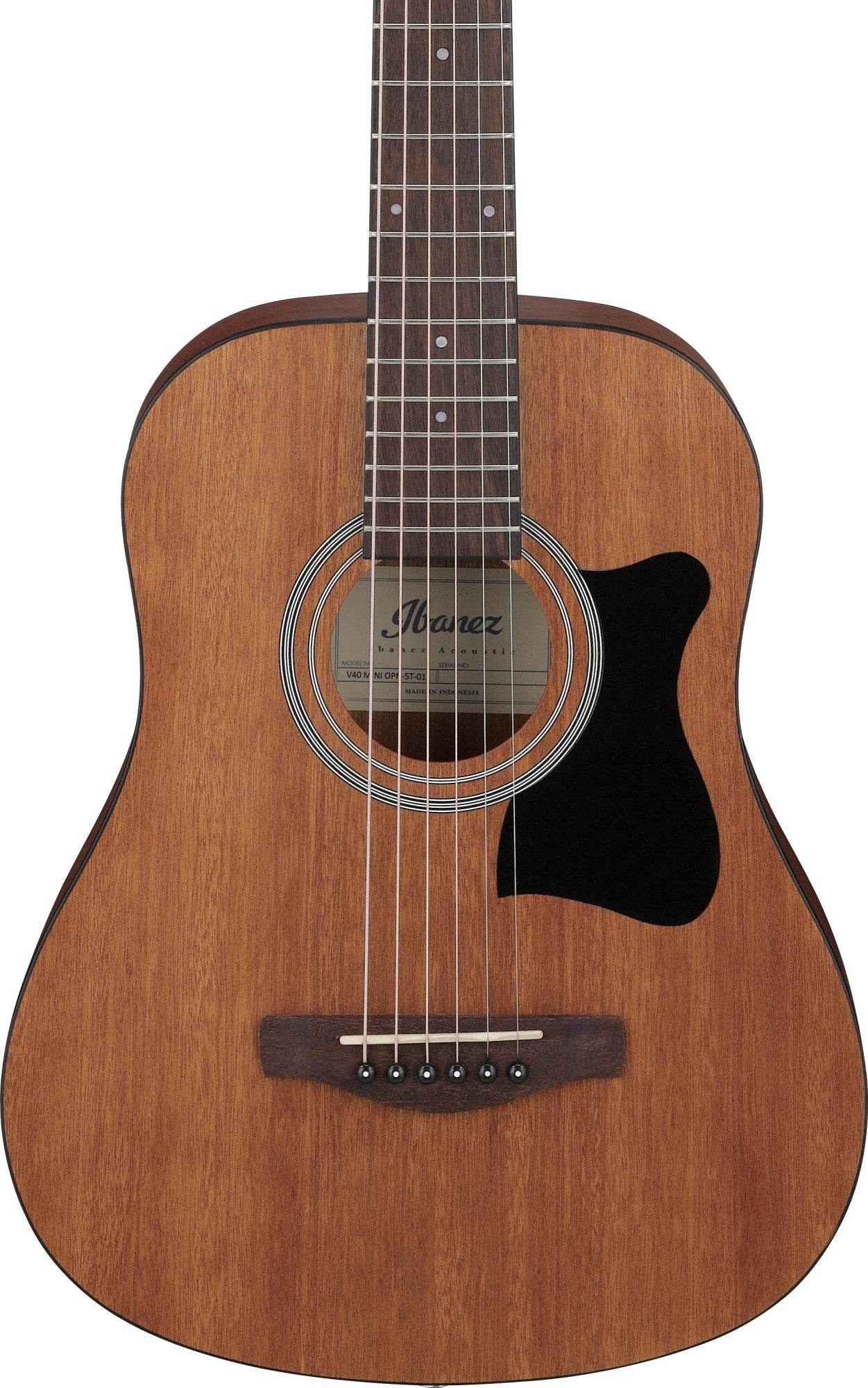 IBANEZ V Acoustic Guitar 6-String 3/4 Mini - Open Pore Natural + Gig Bag