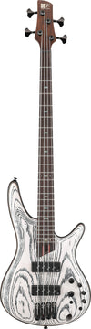 IBANEZ Premium SR Electric Bass 4-String - Icebreaker Wave Flat + Gig Bag