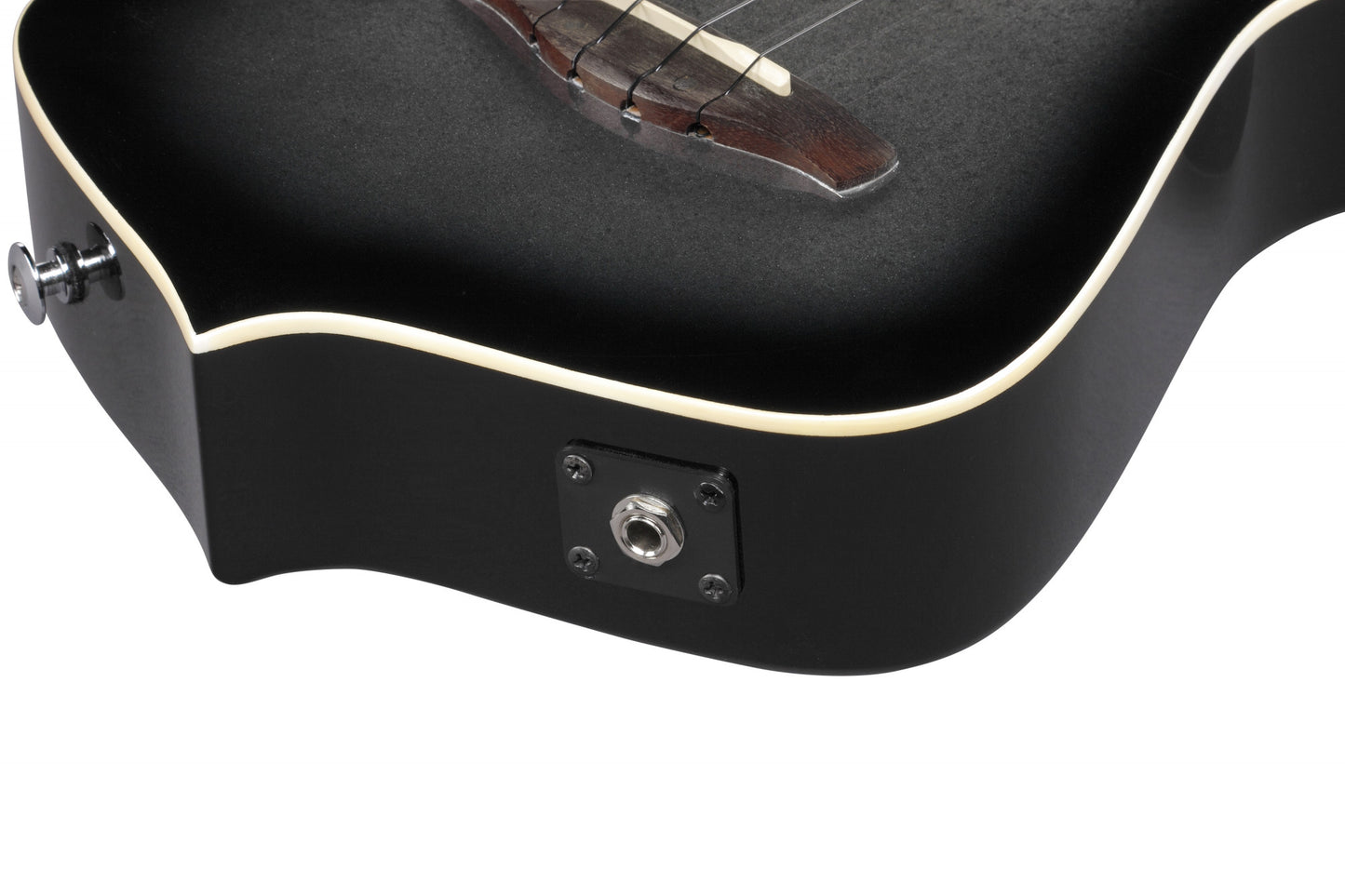 IBANEZ Iceman Tenor Ukulele 4-String - Metallic Gray Sunburst + Gig Bag