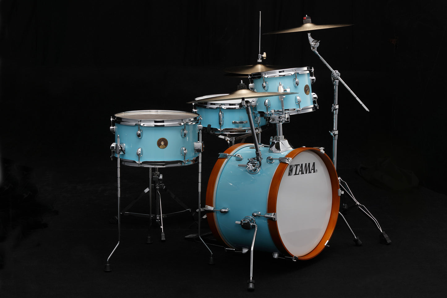 TAMA Club-Jam Shell Kit 4 teilig - Aqua Blue/Chrom HW