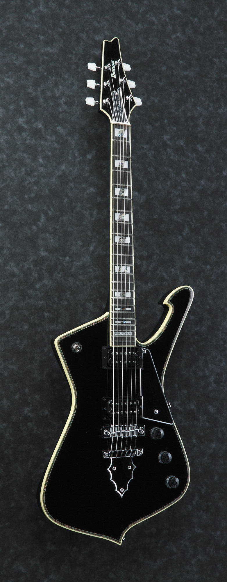 IBANEZ Paul Stanley "KISS" Signature Electric Guitar 6-String - Black + Case